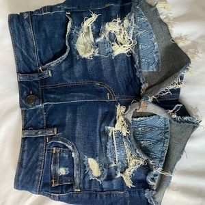 American eagle jean shorts